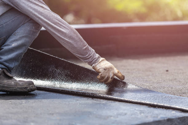 Professional Waterproofing technician working in Lewiston, MN